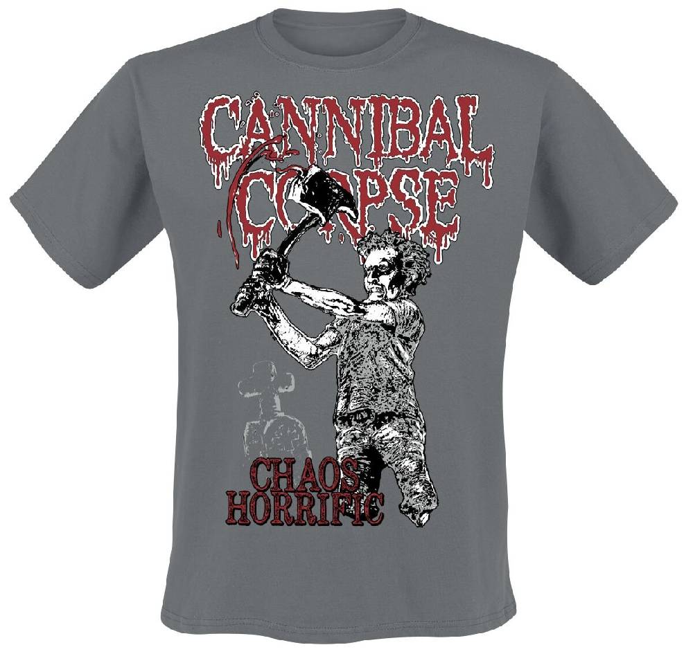 EMP "Chaos Horrific Bootleg" T-Shirt charcoal von Cannibal Corpse