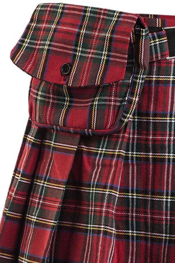 EMP "Check It Out Kilt" Kurzer Rock Rot Von Banned Alternative