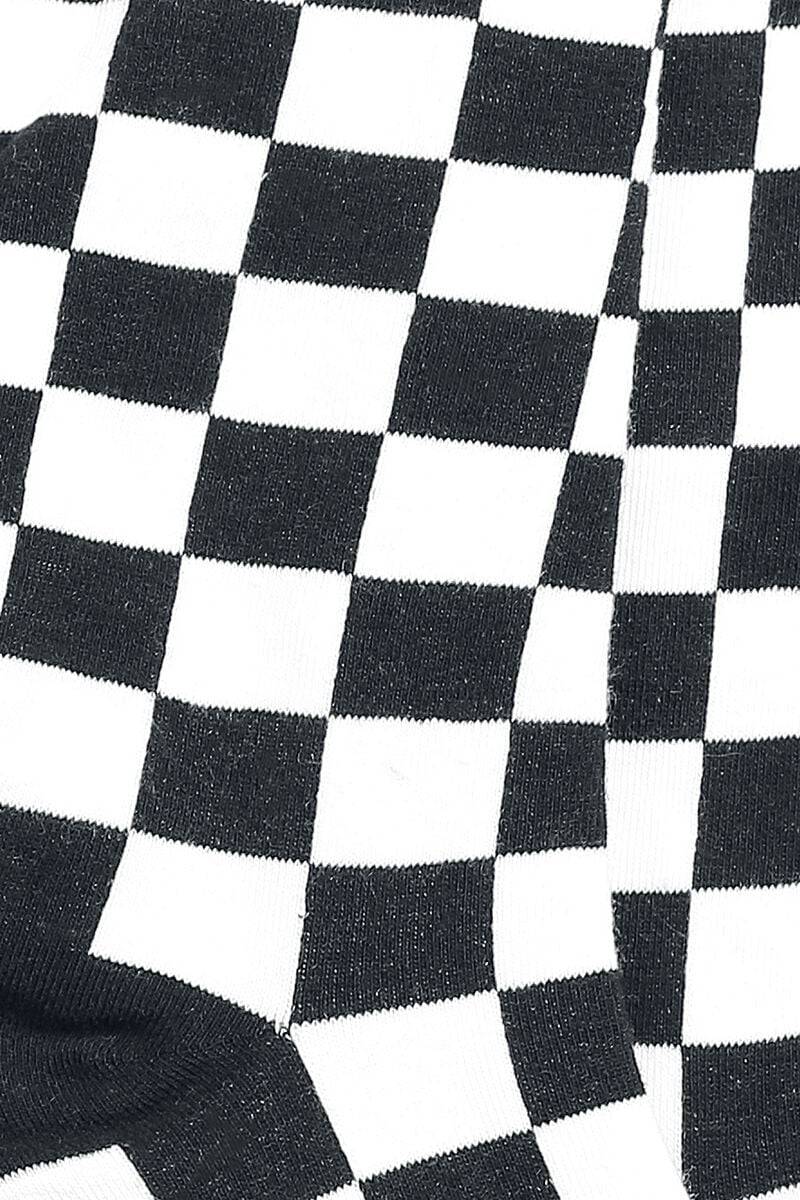 EMP "Checkerboard Ankle Socks" Socken Schwarz/weiß Von Pamela Mann
