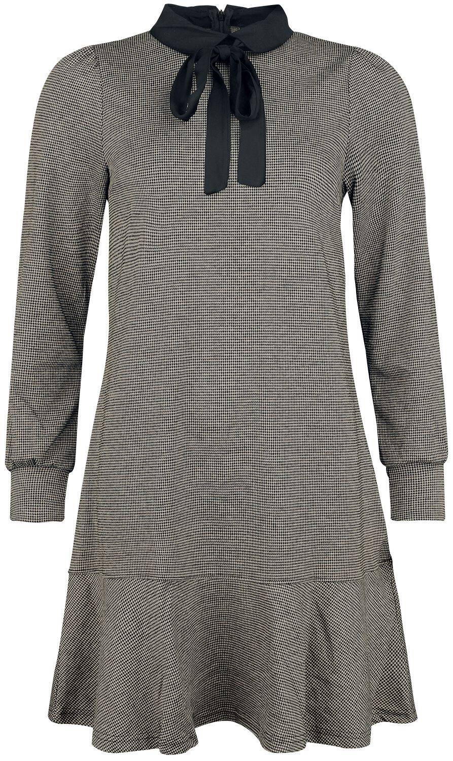 EMP "Chelsea Love Dress" Kurzes Kleid Creme/schwarz Von Vive Maria