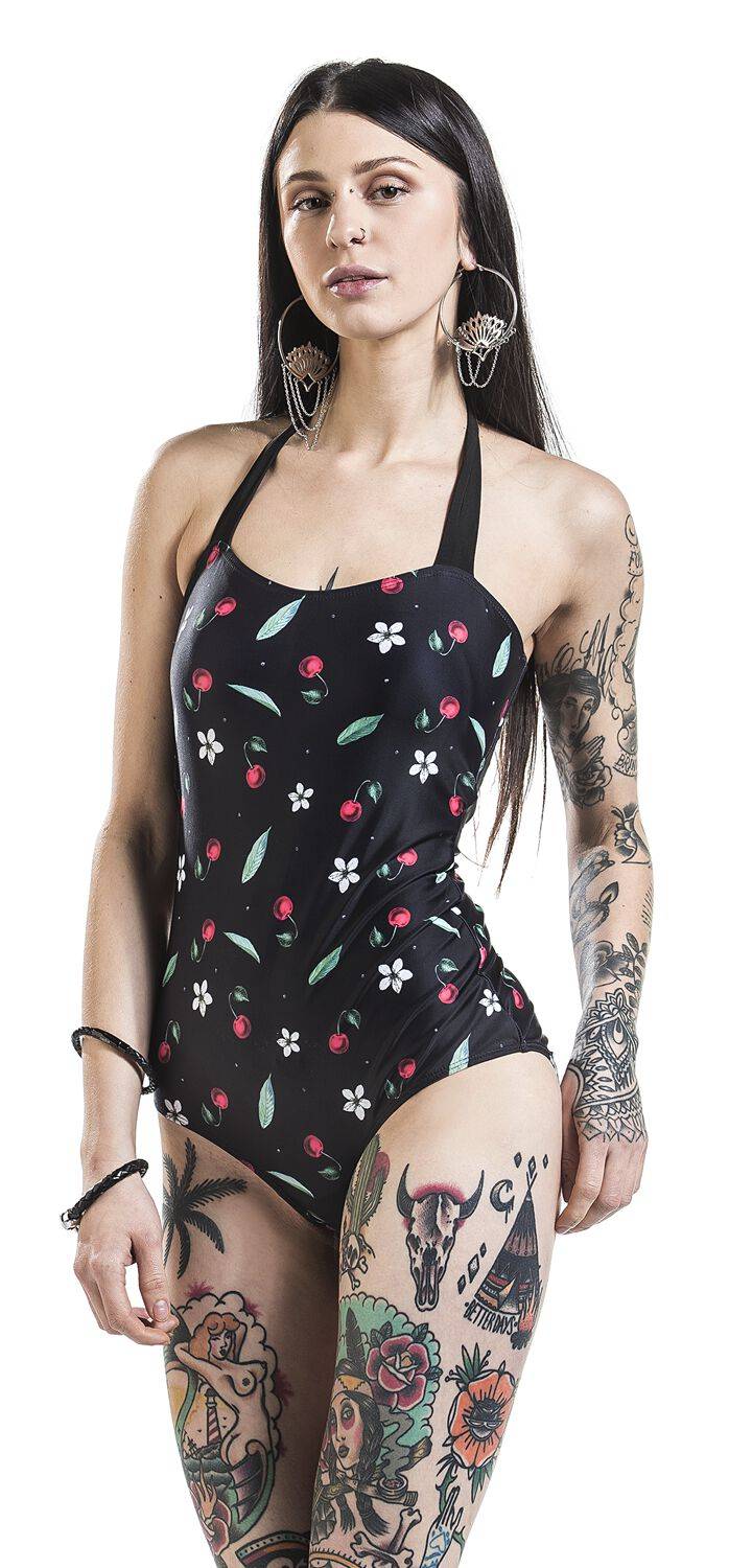 EMP "Cherry Blossom Swimsuit" Badeanzug multicolor von Pussy Deluxe