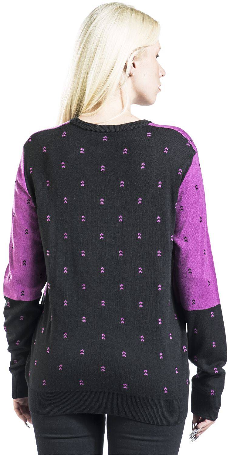 EMP "Cheshire Cat" Strickpullover Multicolor Von Alice Im Wunderland
