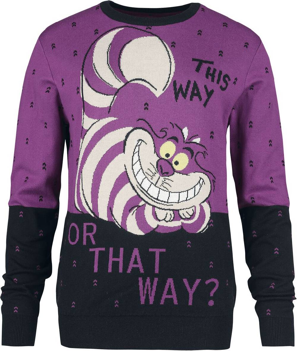 EMP "Cheshire Cat" Strickpullover multicolor von Alice im Wunderland
