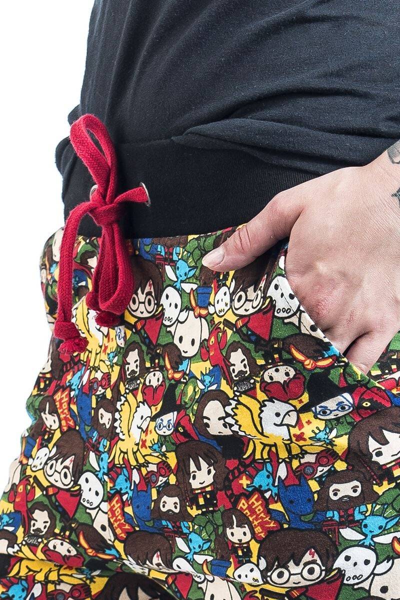 EMP "Chibi Allover" Pyjama-Hose Multicolor Von Harry Potter