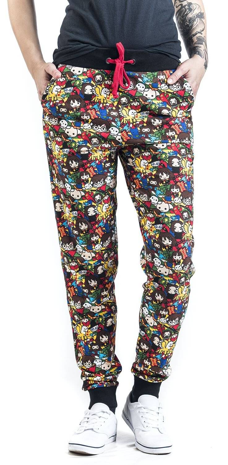 EMP "Chibi Allover" Pyjama-Hose Multicolor Von Harry Potter