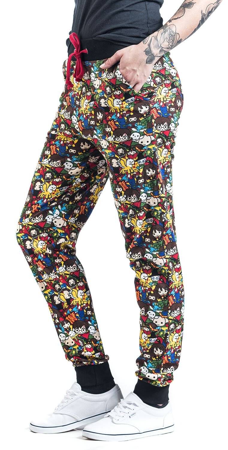 EMP "Chibi Allover" Pyjama-Hose Multicolor Von Harry Potter