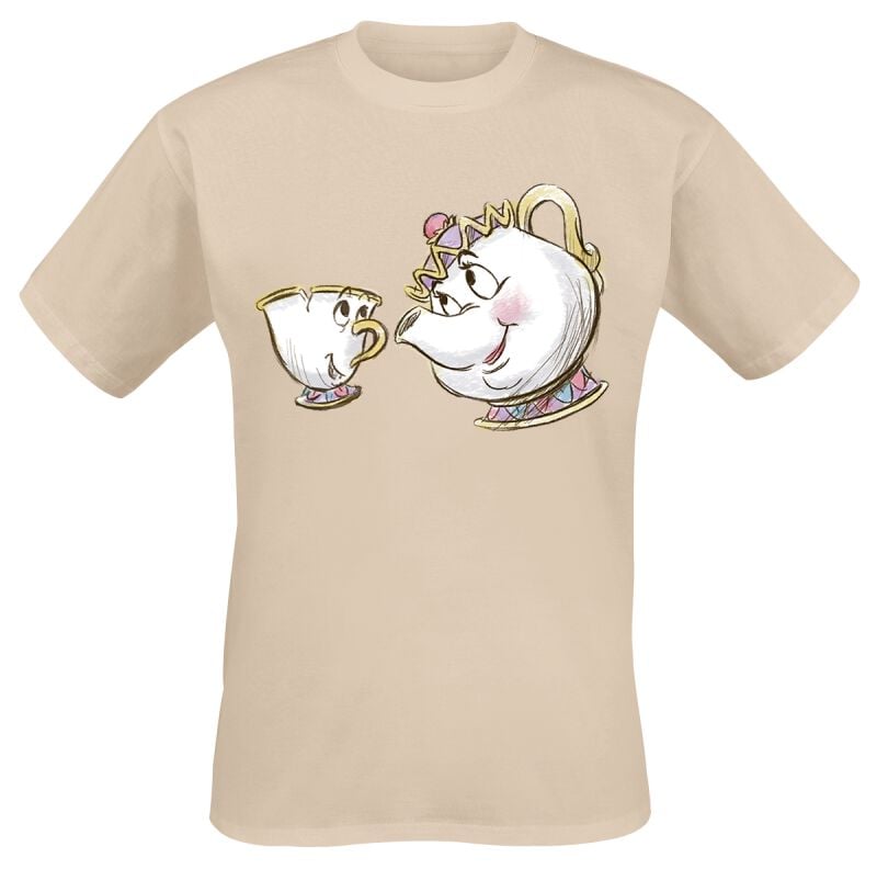 EMP "Chip und Mrs Potts" T-Shirt natur von Die Schöne und das Biest