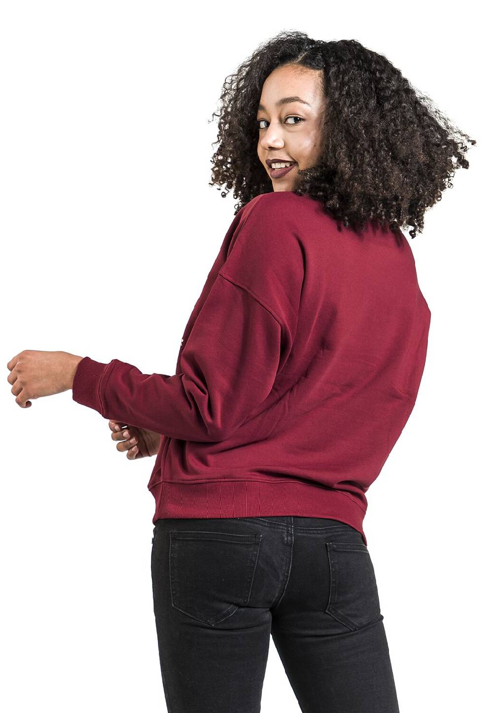 EMP "Christmas Cookie" Weihnachtspullover Rot Von Sesamstraße