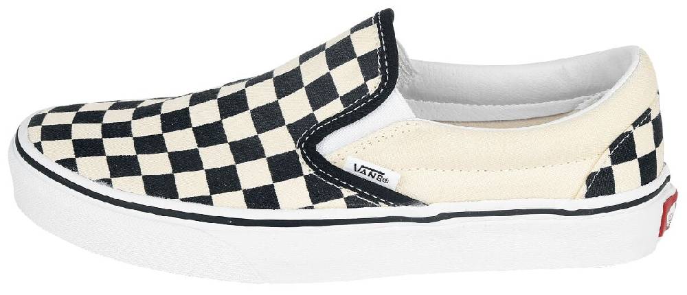 EMP "Classic Slip On Checkerboard" Sneaker Schwarz/altweiß Von Vans