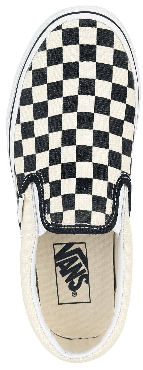EMP "Classic Slip On Checkerboard" Sneaker Schwarz/altweiß Von Vans