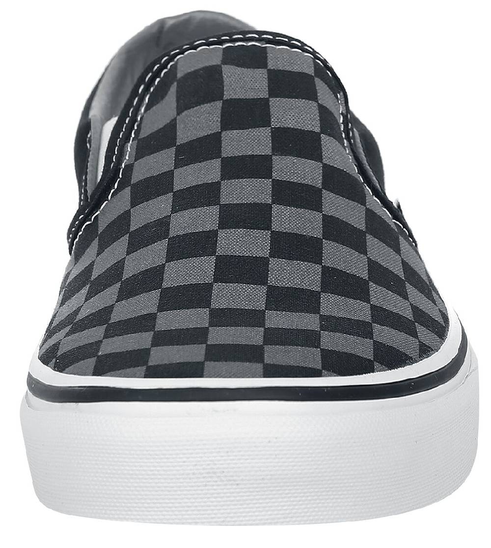 EMP "Classic Slip-On Checkerboard" Sneaker Schwarz/grau Von Vans