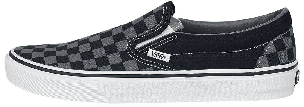 EMP "Classic Slip-On Checkerboard" Sneaker Schwarz/grau Von Vans