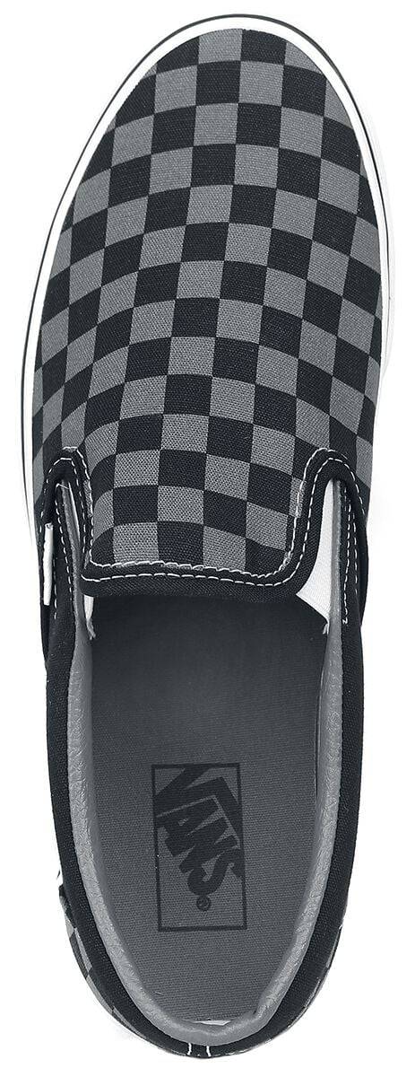 EMP "Classic Slip-On Checkerboard" Sneaker Schwarz/grau Von Vans