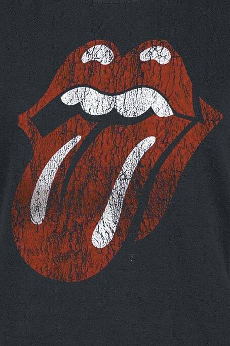 EMP "Classic Tongue" T-Shirt Schwarz Von The Rolling Stones