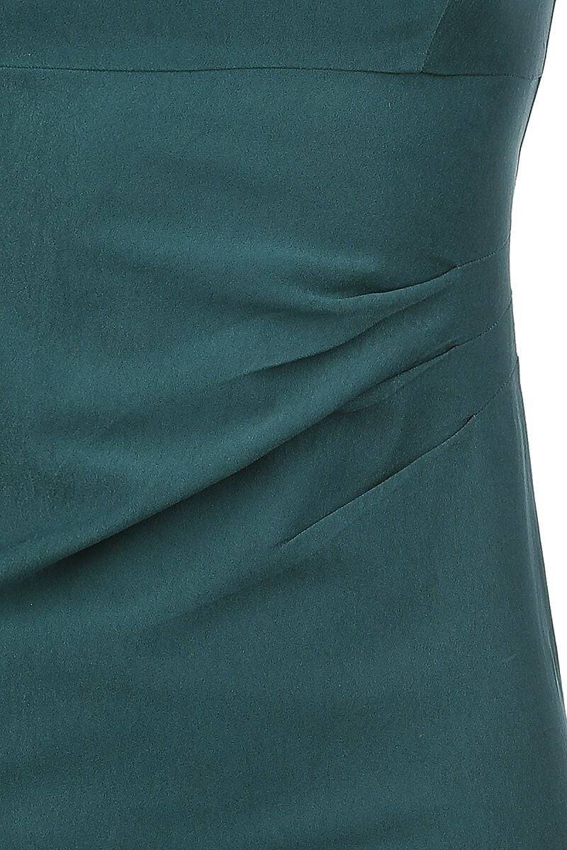 EMP "Claudette" Mittellanges Kleid Petrol Von Voodoo Vixen