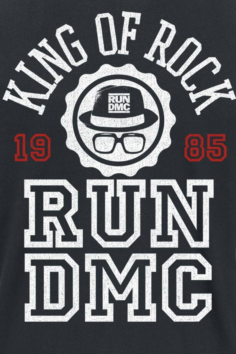 EMP "Collegiate - King Of Rock 1985" T-Shirt Schwarz Von Run DMC