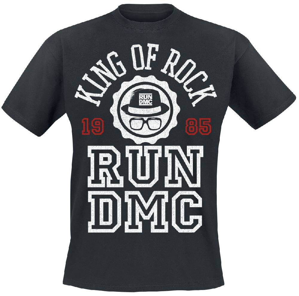 EMP "Collegiate - King Of Rock 1985" T-Shirt schwarz von Run DMC