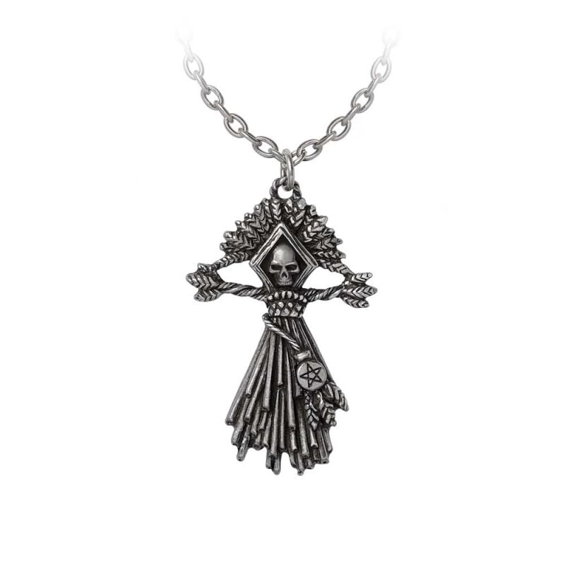 EMP "Corn Witch Pendant" Halskette silberfarben von Alchemy Gothic