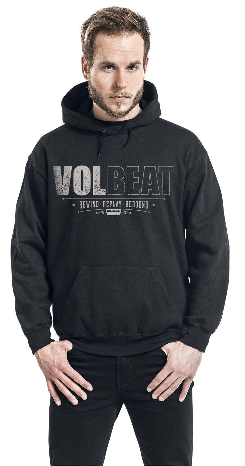 EMP "Cover - Rewind, Replay, Rebound" Kapuzenpullover Schwarz Von Volbeat