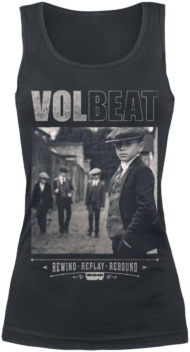 EMP "Cover - Rewind, Replay, Rebound" Top schwarz von Volbeat