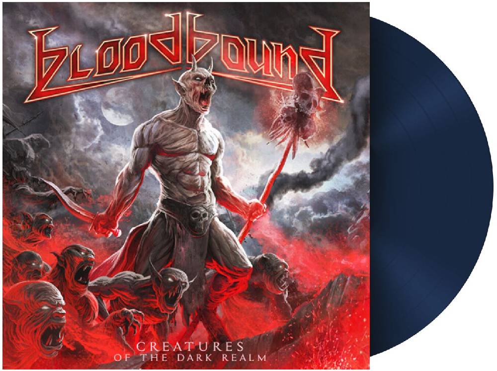 EMP "Creatures of the dark realm" LP blau von Bloodbound