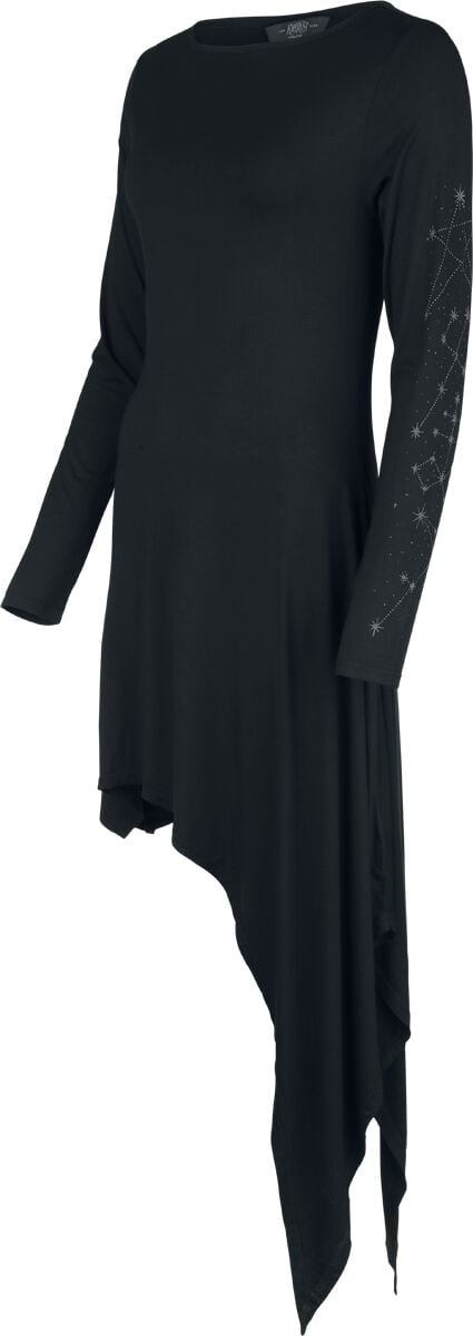 EMP "Crescent Doom Dress" Kurzes Kleid Schwarz Von KIHILIST By KILLSTAR