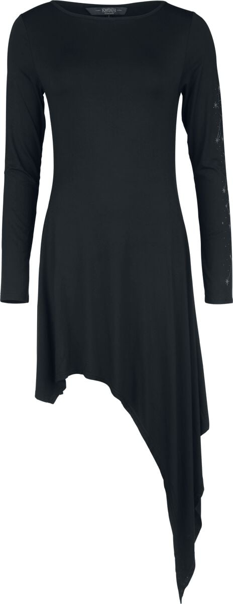 EMP "Crescent Doom Dress" Kurzes Kleid schwarz von KIHILIST by KILLSTAR