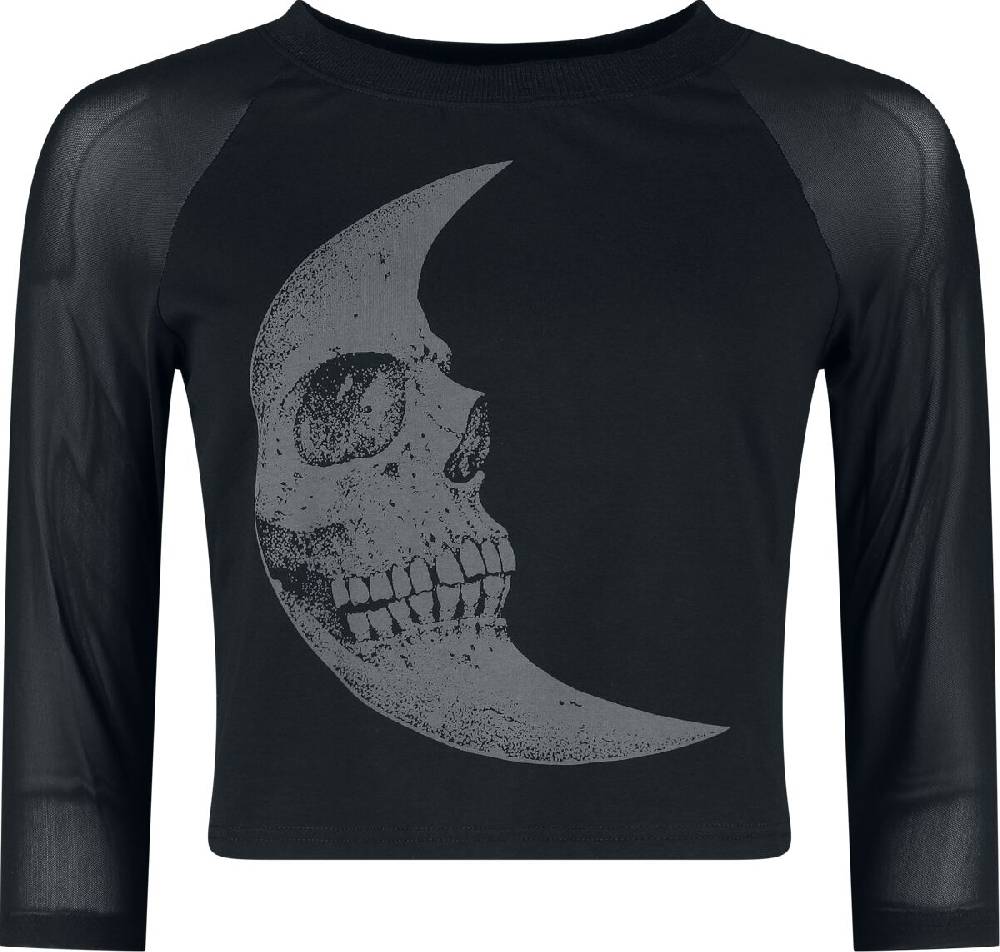 EMP "Crescent Doom Shrunken Tee" Langarmshirt schwarz von KIHILIST by KILLSTAR