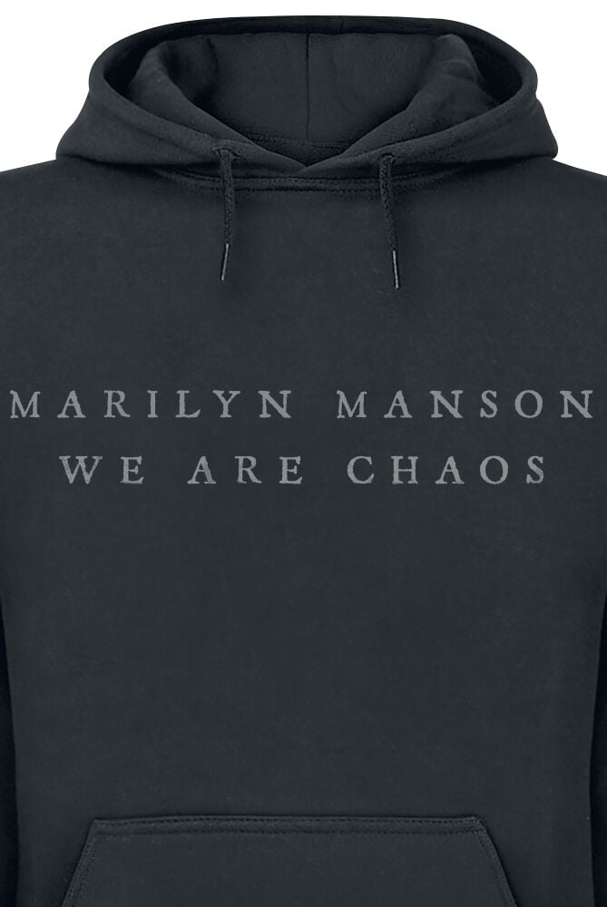 EMP "Cross Back" Kapuzenpullover Schwarz Von Marilyn Manson