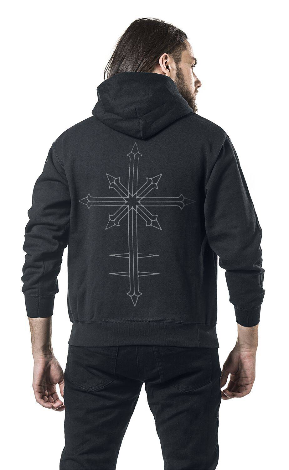 EMP "Cross Back" Kapuzenpullover Schwarz Von Marilyn Manson