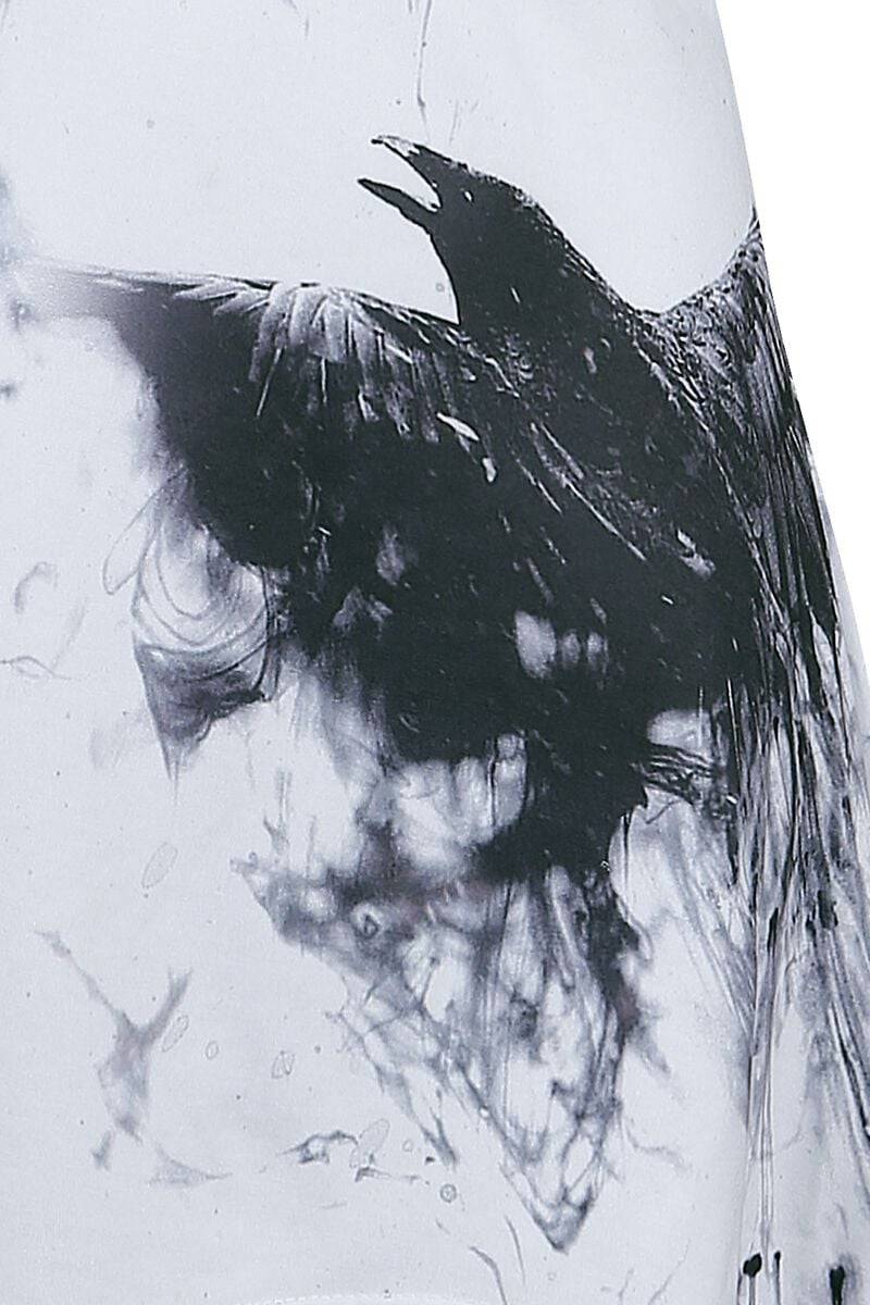 EMP "Crow Shade Lace Panel Vest" Top Grau/schwarz Von Innocent