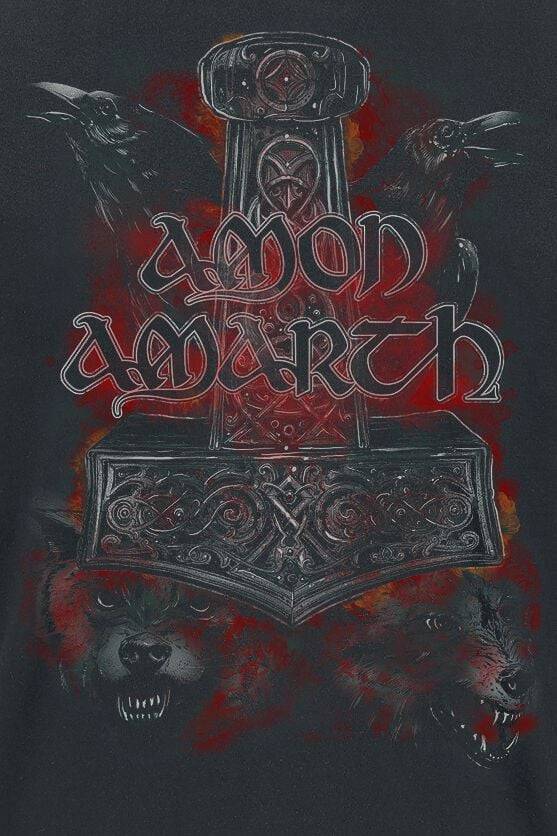 EMP "Crows And Wolves" T-Shirt Schwarz Von Amon Amarth
