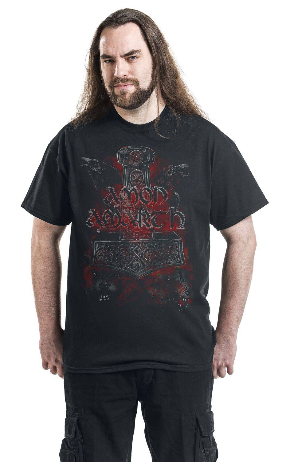 EMP "Crows And Wolves" T-Shirt Schwarz Von Amon Amarth