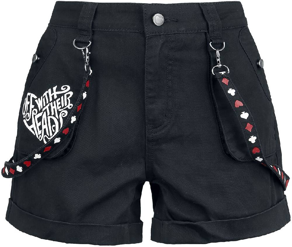 EMP "Curiouser And Curiouser" Short schwarz von Alice im Wunderland