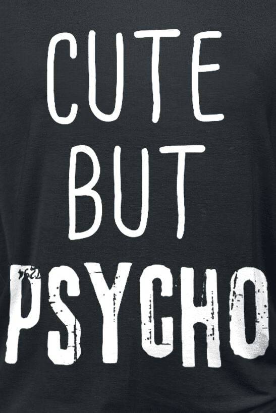 EMP "Cute But Psycho" Langarmshirt Schwarz Von Cute But Psycho