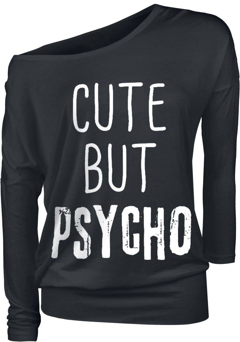 EMP "Cute But Psycho" Langarmshirt schwarz von Cute But Psycho