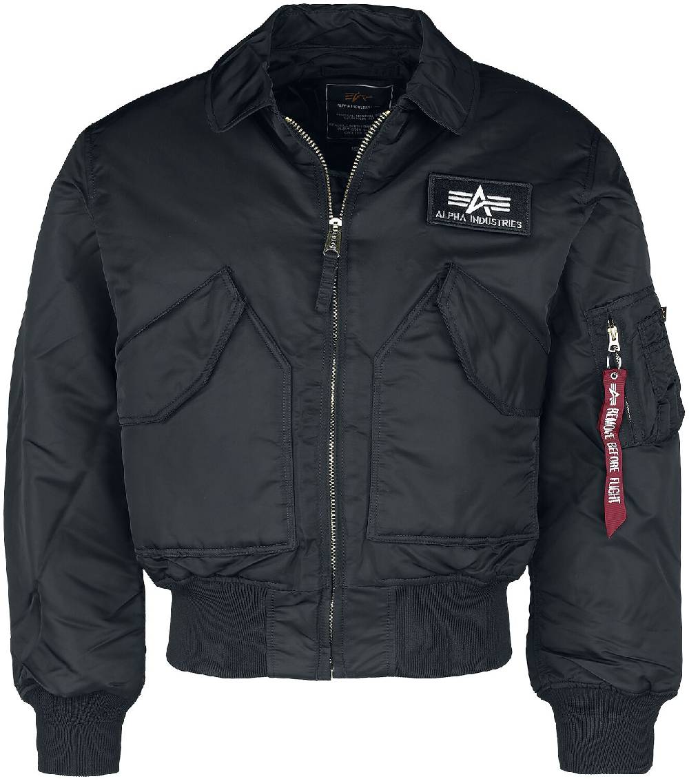 EMP "CWU 45" Bomberjacke schwarz von Alpha Industries