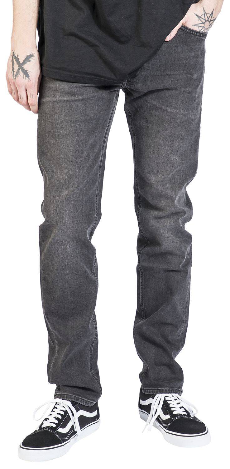EMP "Daren Zip Fly Asphalt Rocker" Jeans Grau Von Lee Jeans