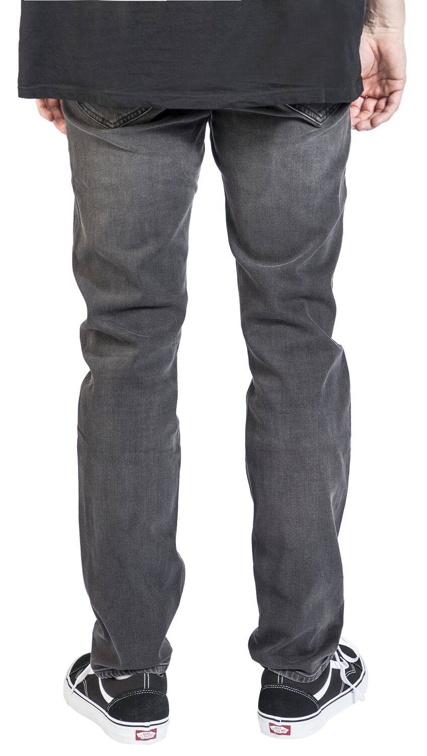 EMP "Daren Zip Fly Asphalt Rocker" Jeans Grau Von Lee Jeans