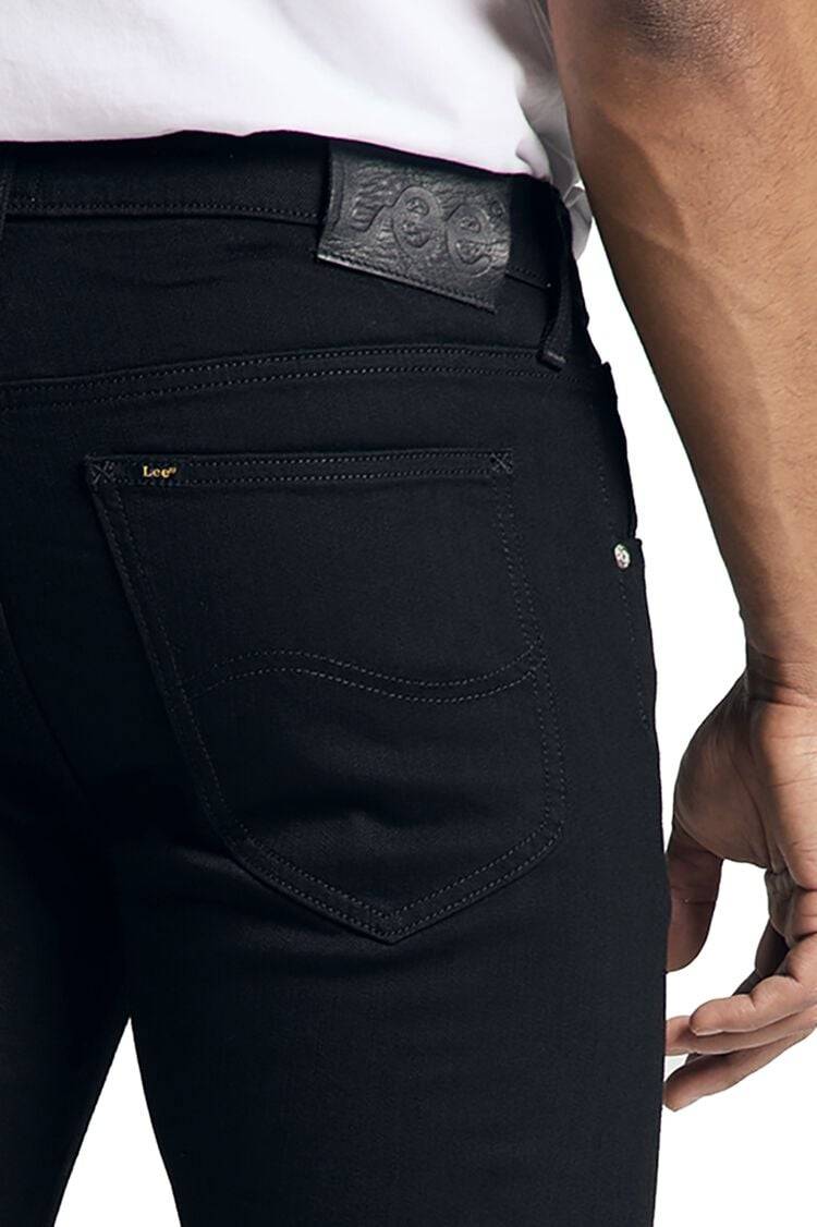 EMP "Daren Zip Fly Regular Straight Fit Clean Black" Jeans Schwarz Von Lee Jeans