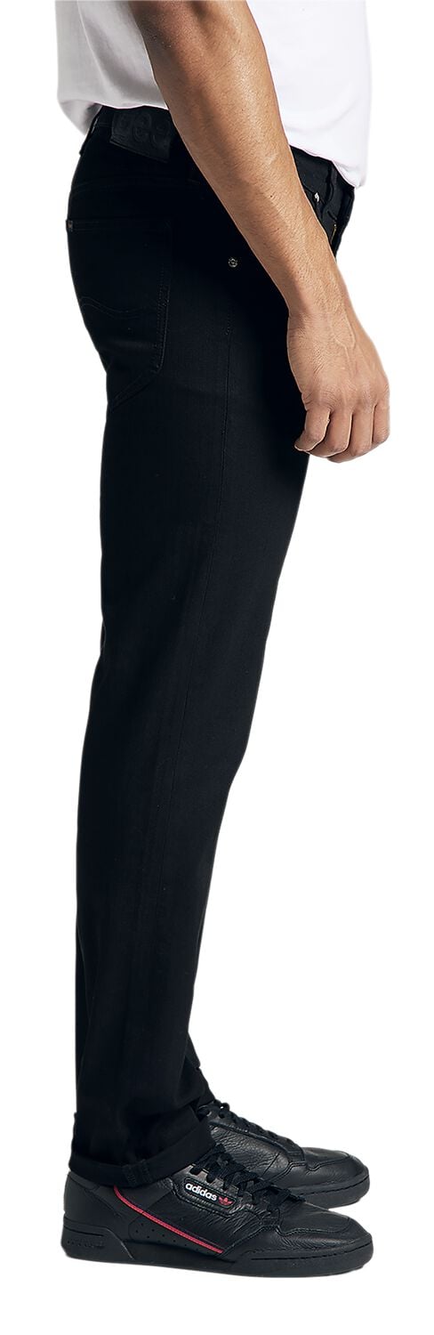 EMP "Daren Zip Fly Regular Straight Fit Clean Black" Jeans Schwarz Von Lee Jeans