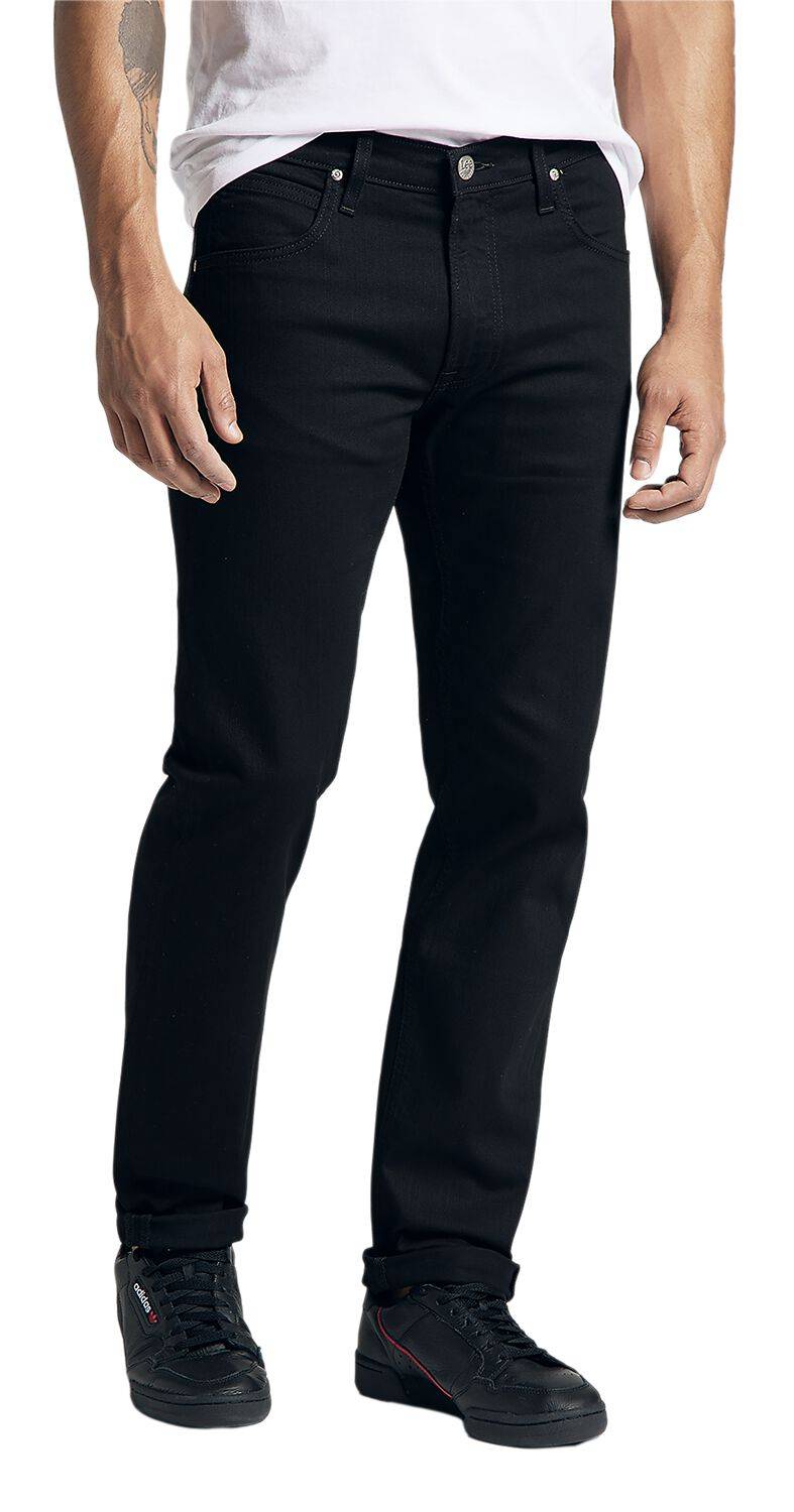 EMP "Daren Zip Fly Regular Straight Fit Clean Black" Jeans schwarz von Lee Jeans