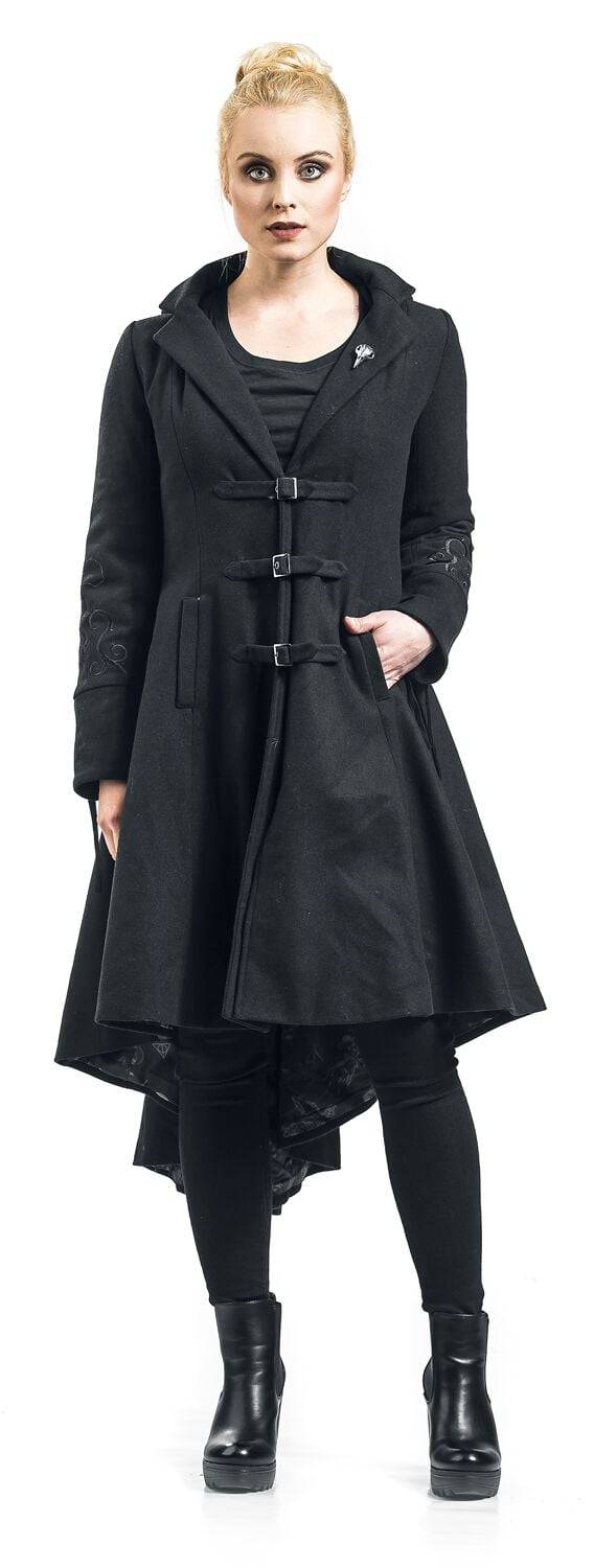 EMP "Dark Arts - Bellatrix Lestrange" Mantel Schwarz Von Harry Potter