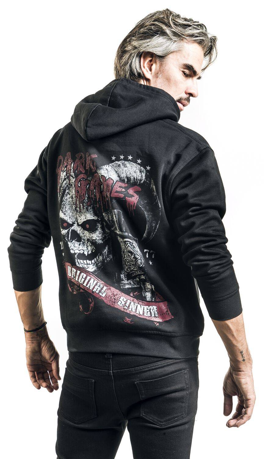 EMP "Dark Games" Kapuzenpullover Schwarz Von Alchemy England