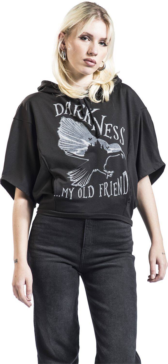 EMP "Darkness My Old Friend" Kapuzenpullover Schwarz Von Wednesday