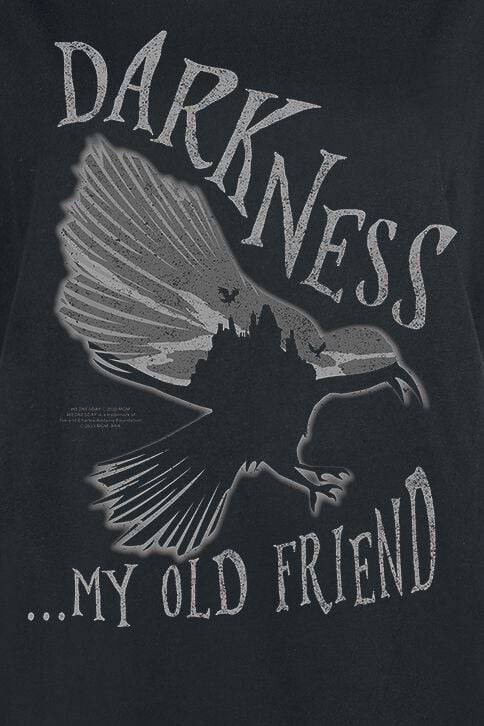 EMP "Darkness My Old Friend" T-Shirt Schwarz Von Wednesday