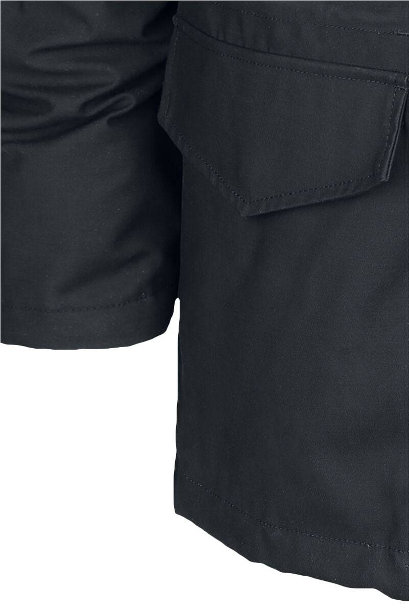 EMP "Darren Parka" Winterjacke Schwarz Von Vintage Industries