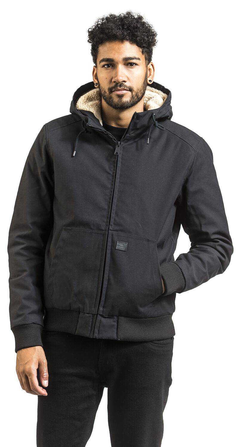 EMP "Datton Jacket" Winterjacke Schwarz Von Vintage Industries