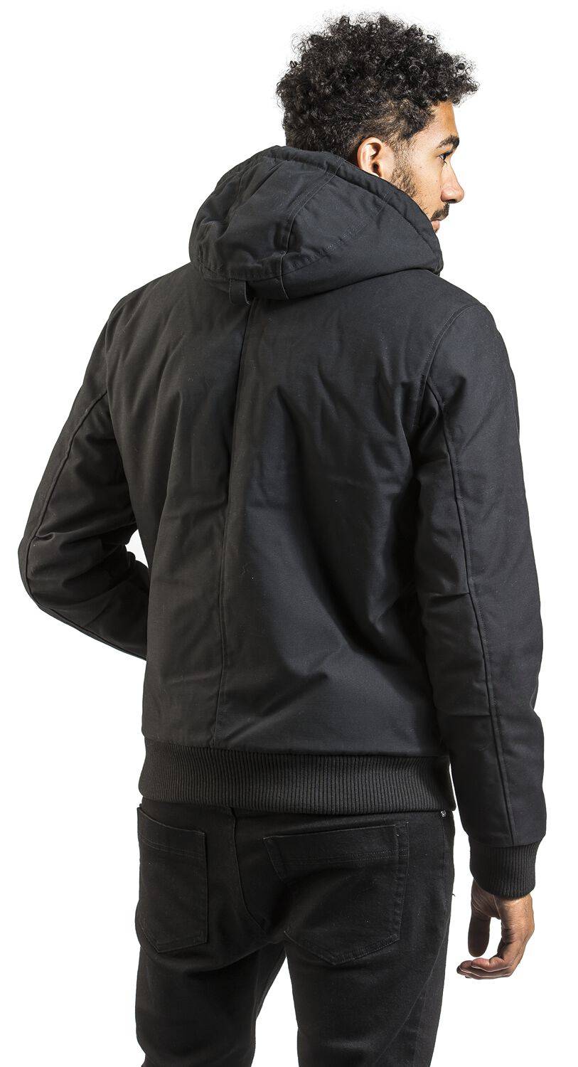 EMP "Datton Jacket" Winterjacke Schwarz Von Vintage Industries
