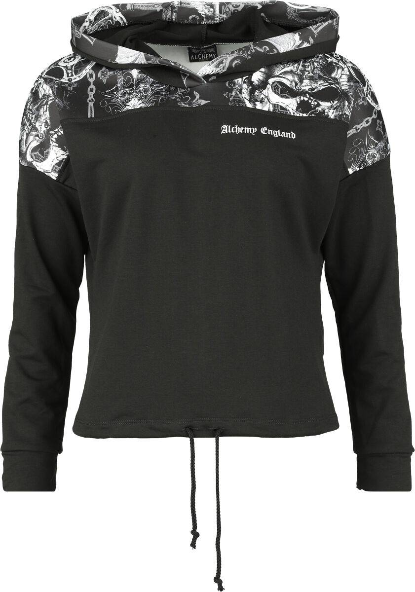 EMP "Death Alchemy" Kapuzenpullover schwarz/grau von Alchemy England